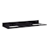 Signature Hardware 61" Quartz Double Basin Vanity Top - Less Sinks - 8" Faucet Holes and 36" Drain Centers Carbon Black