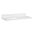 Signature Hardware 37" Quartz Vanity Top with Sink and Backsplash Arctic White
