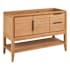 Signature Hardware Aliso 48" Console Teak Single Basin Vanity Cabinet - Cabinet Only - Less Vanity Top Natural Teak