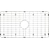 Signature Hardware Gallo 29-1/4" L x 15-1/2" W Stainless Steel Basin Rack N/A