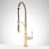 Signature Hardware Beasley 1.8 GPM Single Hole Spring Pre-Rinse Kitchen Faucet Aged Brass