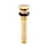 Signature Hardware 1-1/2" Mushroom Style Pop-Up Bathroom Drain Brushed Gold