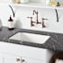 Signature Hardware Totten 25" Drop In / Undermount Single Basin Granite Composite Utility Sink White