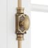 Signature Hardware Corabel 9 Inch Tall Door Cremone Security Bolt Antique Brass