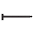 Signature Hardware Leerwin 30-1/4" x 6-1/2" Strap Square Corner Surface Mount Door Hinge - Single Hinge Black Powder Coat