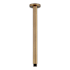 Signature Hardware 12" Round Ceiling-Mount Shower Arm with Escutcheon Aged Brass