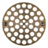 Signature Hardware Modern Shower Drain Strainer Aged Brass