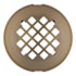 Signature Hardware Modern Snap-In Shower Drain Strainer Aged Brass