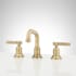 Signature Hardware Greyfield 1.2 GPM Widespread Bathroom Faucet Aged Brass
