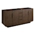 Signature Hardware Yvon 72" Freestanding Double Basin Vanity Cabinet - Cabinet Only - Less Vanity Top Deep Taupe