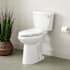 Signature Hardware Bradenton Two-Piece Elongated Toilet with 12" Rough-In - 19" Bowl Height - Right Hand Lever Brushed Gold