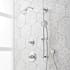 Signature Hardware Pendleton Pressure Balanced Shower System with Shower Head, Hand Shower, Slide Bar, Shower Arm, Hose, and Valve Trim - Accufit Rough-In Valve Included Chrome