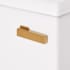 Signature Hardware Lavrik Brass Toilet Tank Lever - Reversible Mount Brushed Gold