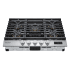 Signature Kitchen Suite 30 Inch Wide 120 Volt 5 Burner Liquid Propane / Natural Gas Cooktop with Top Mounted Controls Stainless Steel