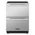 Signature Kitchen Suite 24 Inch Wide 120 Volt 3.4 Cu. Ft. Energy Star Certified Panel Ready Refrigerator Drawer with LED Lights Panel Ready