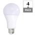 Simply Conserve Pack of (4) - 12 Watt Dimmable Medium (E26) LED Bulb - 1000, 1500, 500 Lumens, 2700K and 81 CRI N/A