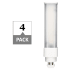Simply Conserve Pack of (4) - 12 Watt G24Q LED Bulb - 1100 Lumens, 4000K and 80 CRI N/A