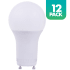 Simply Conserve Pack of (12) 9 Watt Dimmable A19 GU24 LED Bulbs - 800 Lumens, 5000K, and 90CRI White