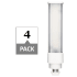 Simply Conserve Pack of (4) - 9 Watt G24 LED Bulb - 800 Lumens, 5000K and 80 CRI N/A