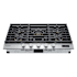 SKS 36 Inch Wide 15 Amp 5 Burner Liquid Propane / Natural Gas Cooktop with Sealed Burners Stainless Steel