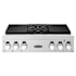 SKS 36 Inch Wide 2 Burner Dual Fuel Rangetop with Built-In Sous Vide Stainless Steel