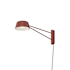 Sonneman Ray 6" Tall LED Short Wall Sconce Oxide Red