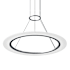 Sonneman Arctic Rings 31" Wide LED Suspension Pendant Bright Satin Aluminum