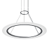Sonneman Arctic Rings 31" Wide LED Suspension Pendant Bright Satin Aluminum