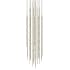 Sonneman Constellation Andromeda 156 Light 25" Wide LED Abstract Multi Light Pendant Satin Brass