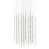 Sonneman Constellation 21" Wide Chandelier Satin Nickel