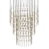 Sonneman Constellation Centaurus Pyramid 3 Light 48" Wide LED Abstract Chandelier Satin Brass