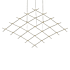 Sonneman Constellation Aquarius Medius 25 Light 122" Wide LED Chandelier Satin Brass
