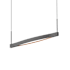Sonneman Ola 28" Wide LED Linear Chandelier Satin Black