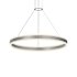 Sonneman Double Corona 32" Wide Integrated LED Ring Chandelier with Acrylic Shades Bright Satin Aluminum