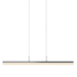 Sonneman Stiletto 32" Wide Linear LED Chandelier Bright Satin Aluminum