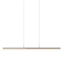 Sonneman Stiletto 44" Wide Linear LED Chandelier Bright Satin Aluminum