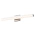 Sonneman Tubo Slim 24" LED Bath Bar with Flat Trim Satin Nickel