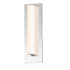 Sonneman Tubo Slim 12" LED Bath Panel Sconce with Flat Trim Polished Chrome