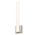 Sonneman Tubo Slim 18" LED Bath Sconce with Flat Trim Satin Nickel