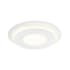 Sonneman Offset 1 Light LED Flush Mount Ceiling Fixture Textured White