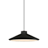 Sonneman Koma Edo 1 Light 22" Pendant Satin Black