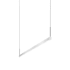 Sonneman Thin-Line 48" Wide Two Sided Integrated LED Suspension Linear Pendant - 3500K Bright Satin