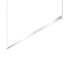 Sonneman Thin-Line 96" Wide Linear Pendant Bright Satin Aluminum