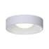 Sonneman Ilios 22" Wide LED Flush Mount Drum Ceiling Fixture - 3500K Dove Gray