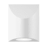 Sonneman Inside-Out Shear 1 Light 5" Wide ADA Compliant Indoor/Outdoor Wall Sconce Textured White