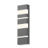 Sonneman Jazz Notes Single Light 21" High Integrated LED Outdoor Wall Sconce with White Diffusers - ADA Compliant Textured Gray