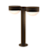Sonneman REALS 2 Light 16" Tall Integrated LED Landscape Path Light with Frosted Lens Textured Bronze