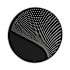 Sonneman Dotwave Large Round LED Sconce Textured Black