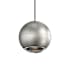 Sonneman Hemisphere 4" Wide LED Mini Pendant Natural Anodized