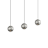 Sonneman Hemisphere 11" Wide LED Linear Pendant Natural Anodized